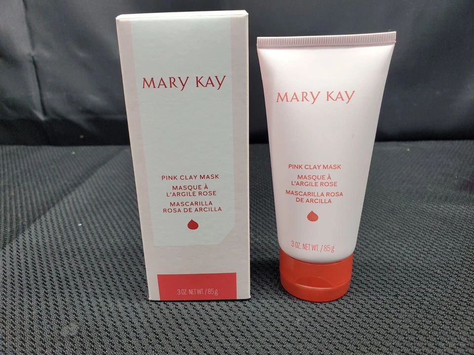 2 New In Box Mary Kay Special Edition Pink Clay Mask Dry to Oily Skin 3 oz - Image 2 of 4