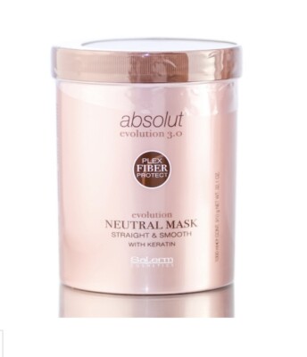 Salerm Absolut Evolution 3.0 Keratin Straight & Smooth Neutral Mask - 32.1 oz