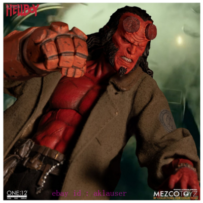 Mezco toyz hellboy ヘルボーイ　1/12 アクションフィギュア Mezco Toyz 1/12 Hellboy 3 Hellboy Action Figure Toy Model In Stock