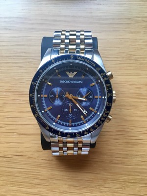 emporio armani ar6088 men's tazio chronograph watch