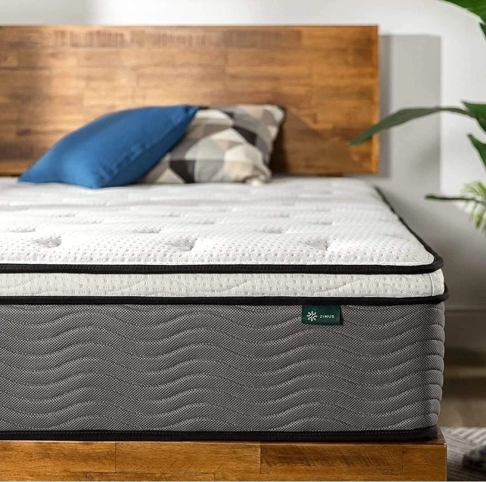 Colchão de suporte extra Zinus Full 12" icoil  - Imagem 2 de 4