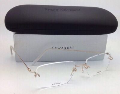 New KAZUO KAWASAKI Eyeglasses MP 631 02 F001/54 Rimless Titanium