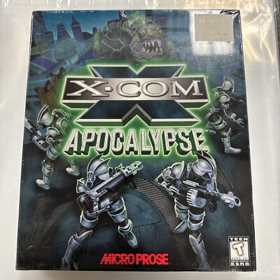 X-COM: Apocalypse (PC, 1997) Sealed Rare Shrink wrapped Big Box