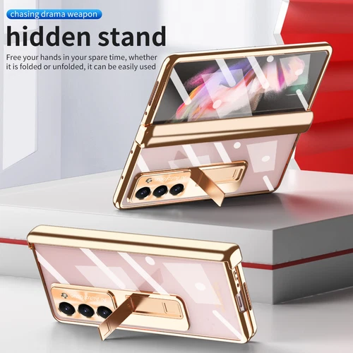Magnetic Hinge Protector Case Screen Cover For Samsung Z Fold 6/5/4/3 with S Pen - Picture 6 of 69