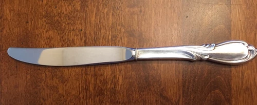 International Sterling Flatware "Rhapsody" Dinner Knife 9" Silver 925