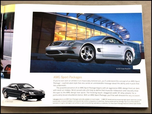 2005 Mercedes Benz 40-page Car Sales Brochure - E320 E55 AMG SL500 S600 CLK Foto 3 de 4