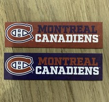 2x Montreal Canadiens Fridge Magnet 4.5''x1.25'' NEW