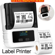 Phomemo Label Printer M120 Bluetooth Label Maker Barcode Portable Label Printer