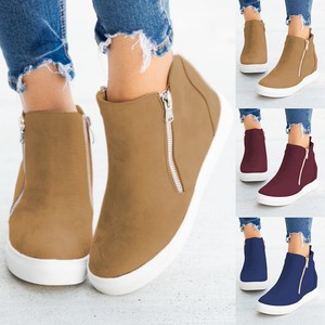 tenis plataforma com ziper