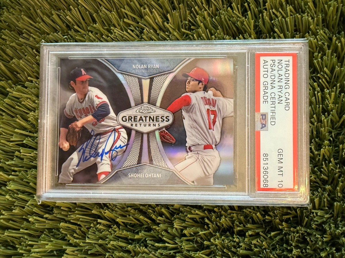 2019 TOPPS NOLAN RYAN / SHOHEI OHTANI AUTO PSA/DNA PSA 10 | eBay