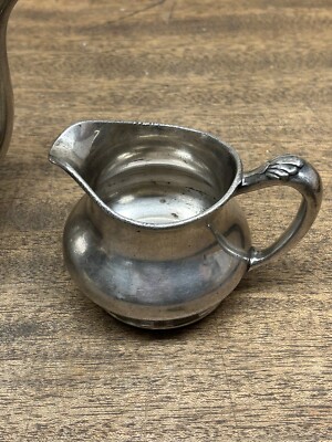 Vintage Reed & Barton Silverplate 3 oz Creamer & Teapot ~ No