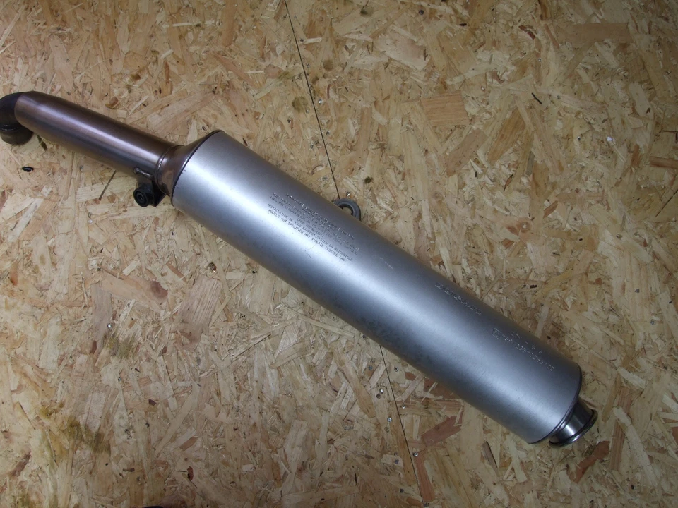 Ducati ST2 ST4 left exhaust silencer end can OEM 574.1.046.2A #003 - Image 2 of 4