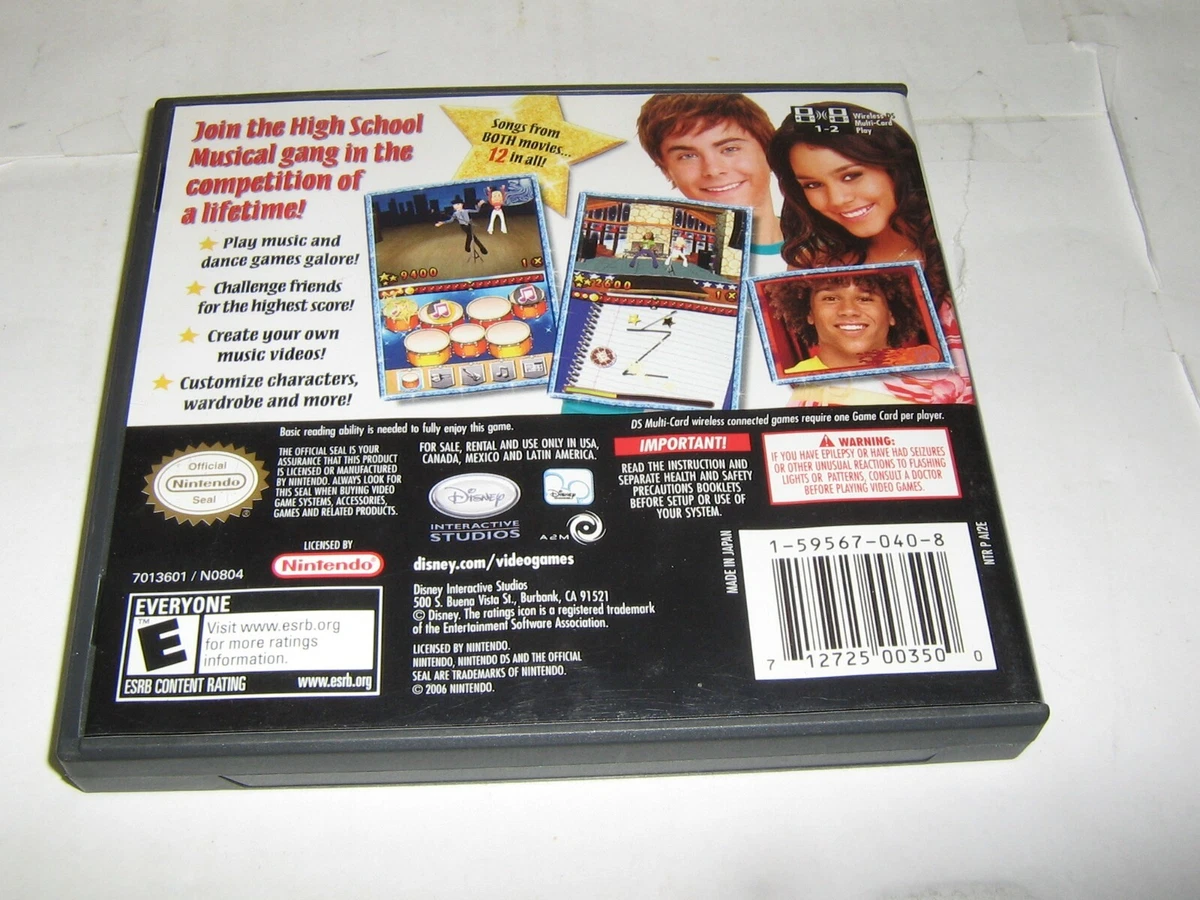 Disney High School Musical Makin the Cut NINTENDO DS Video Game