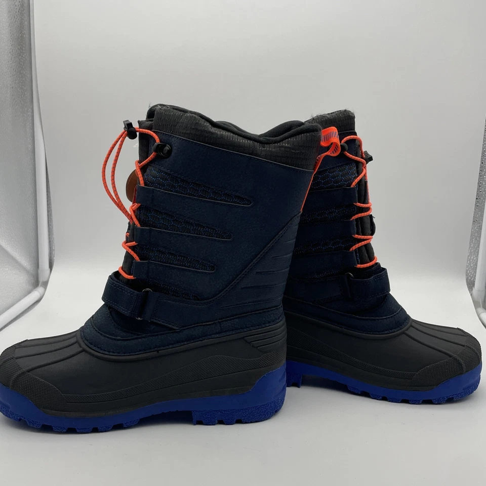 Nuevas Botas de Nieve de Invierno Jambu KD Venom para Niños Talla 5M Azul Naranja Impermeables Foto 4 de 4