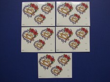 5 SHEETS Harley Davidson Motorcycles Temporary Tattoos - Thorn Roses- LICENSED