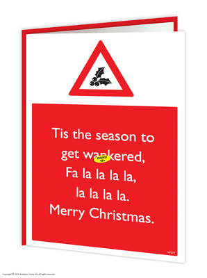Brainbox Candy Unhöflich ' Tis the Season' Weihnachten Karte lustig freche Humor
