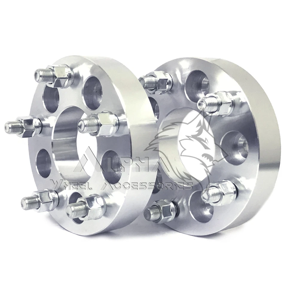 4 Wheel Adapters 5x108 To 5x114.3 For Ford Focus Fusion 1.25" Thick 12x1.5 Studs - Image 4 of 4