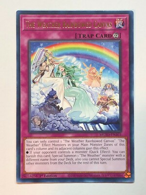 Yugioh Maximum Gold: El Dorado The Weather Rainbowed Canvas MGED-EN101 Rare NM/M