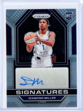 2023 Panini WNBA Prizm DIAMOND MILLER RC Rookie Lynx AUTO Autograph