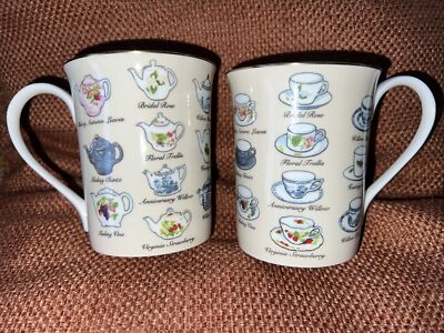 Paar Ringtons Heritage (Teekanne & Tasse-Untertasse), Neuheit, (200 ml pro Stück) Tassen