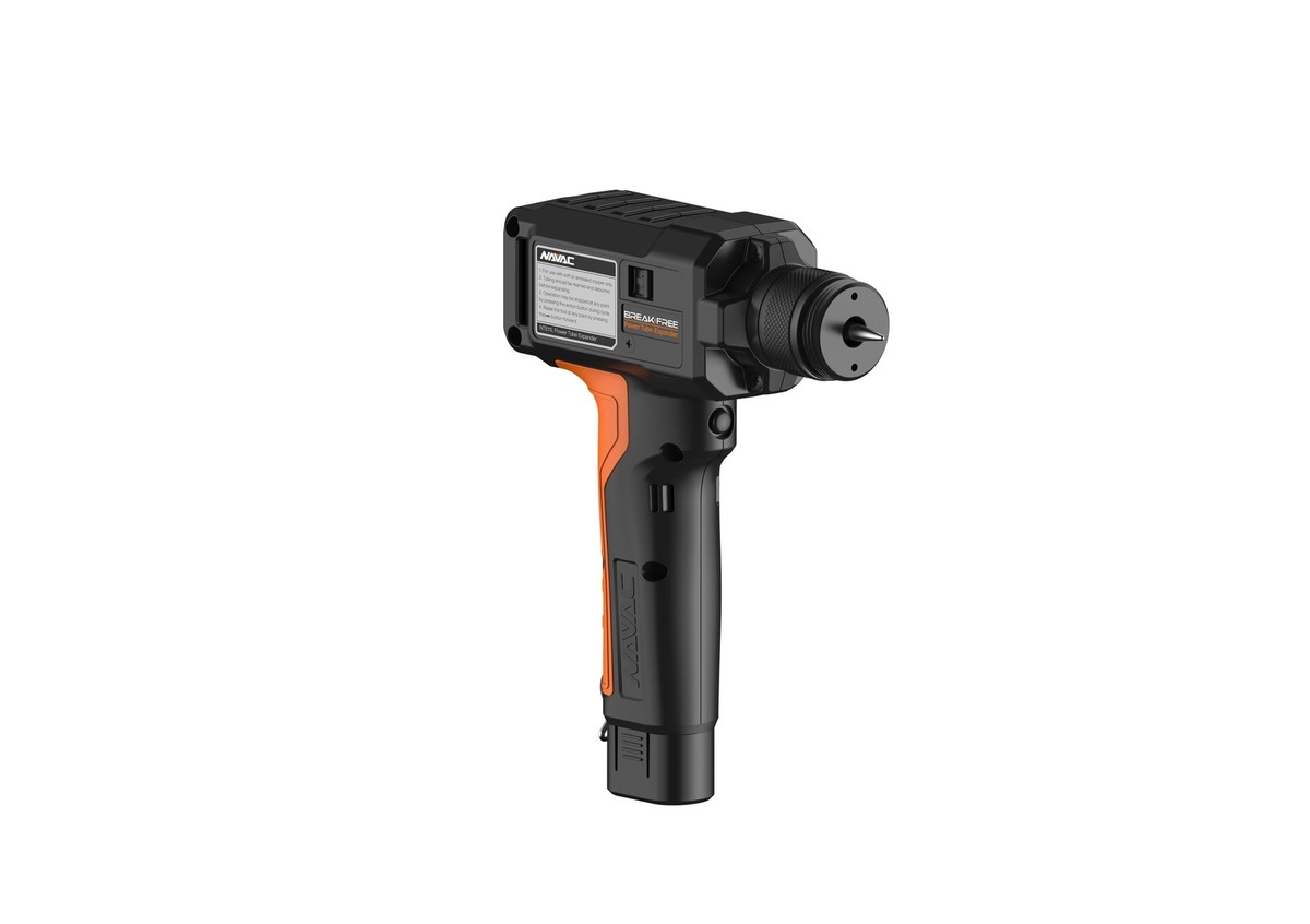 Navac NTE11L Power Tube Expander - Battery-Operated Copper Swaging Tool With 7 Quick-Connect Heads - View #6