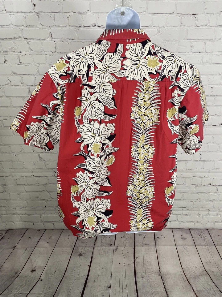 Camisa Steve & Barry’s Clásica Hawaiana Manga Corta Cuello Abotonada Para Hombre’s L Foto 4 de 4