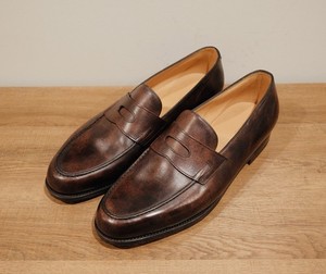 John Lobb Prestige St Crepin Richelieu Men\'s Brown Leather Oxfords Shoes 7.5E UK JOHN LOBB PRESTIGE St Crepin Richelieu Men main image 3