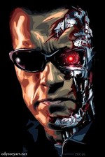 Arnold Schwarzenegger Terminator Meme Magnet Decal Poster Glossy Metal Sign Arnold Schwarzenegger Terminator Meme Magnet Decal Poster Glossy Metal Sign