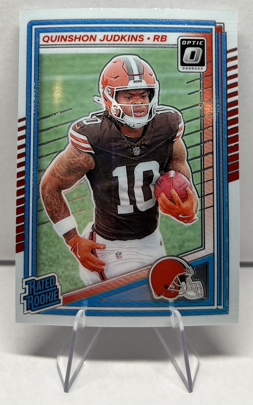 2025 Panini Donruss Optic #252 Quinshon Judkins Rated Rookie!