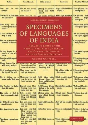 Specimens of Languages of India: Including those of the Aboriginal Tribes of Ben