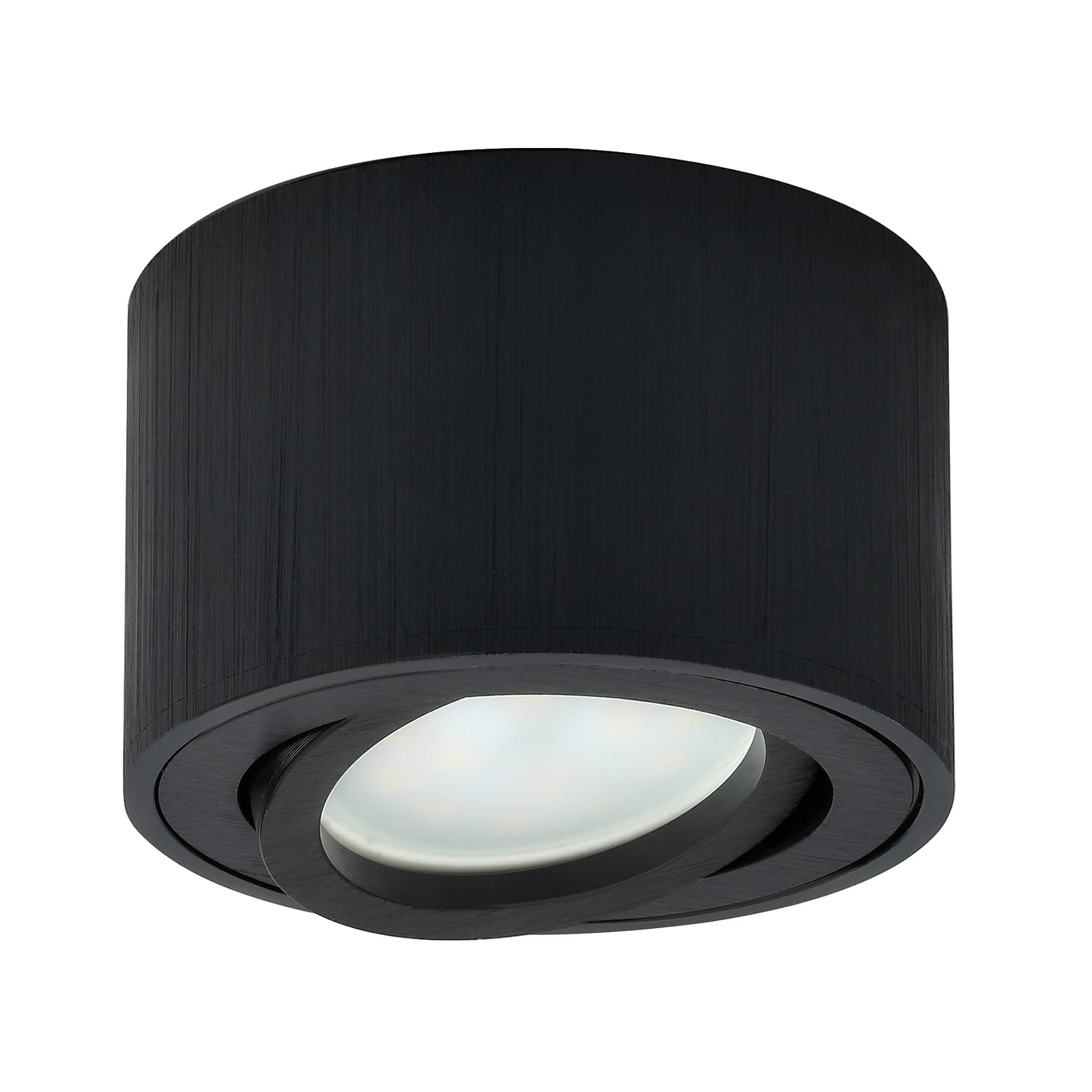 Spot LED en saillie orientable en aluminium compact pour un design de plafond moderne
