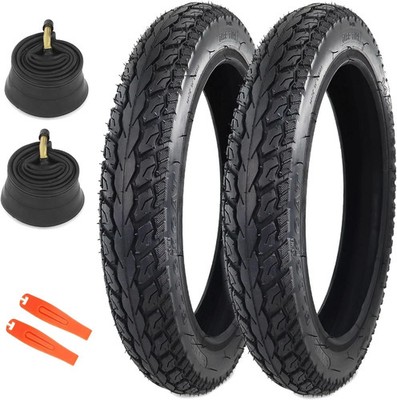 2 Pack E-Bike Tire Kids Bike 14''x2.125'', 2 Tires & 2 Tubes.