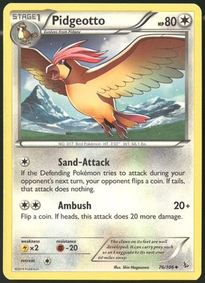 Pidgeotto 76/106 XY - Flashfire LP