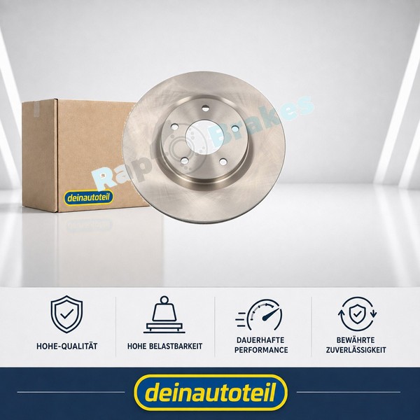 2X Bremsscheibe Vorne RAP Brakes R D0214 Passend FüR Nissan-image