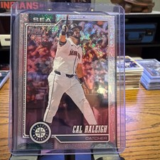 2026 Topps Series 1 Celebration Cal Raleigh Confetti Parallel #140 - Mariners