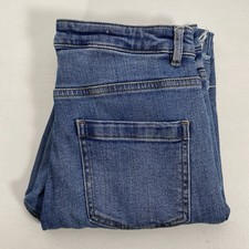 Country Road Womens Irregular Cutoff Skinny Stretch Jeans Size 8 Good Worn JJL7