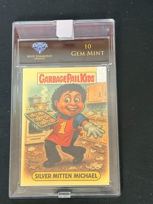 Garbage Pail Kids Silver Mitten Michael Graded 10 GEM MINT Blue Diamond Grading