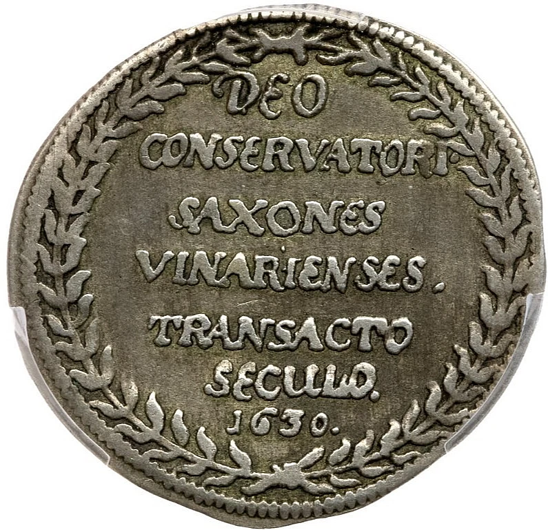 1630 German States SAXE-OLD-WEIMAR Groschen Silver Coin Commemorative PCGS XF-40 - Image 3 of 4