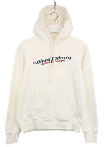 DIESEL S Ginn Hooded Ind Hoodie Mens S SweatShirt Kangaroo Pocket Logo