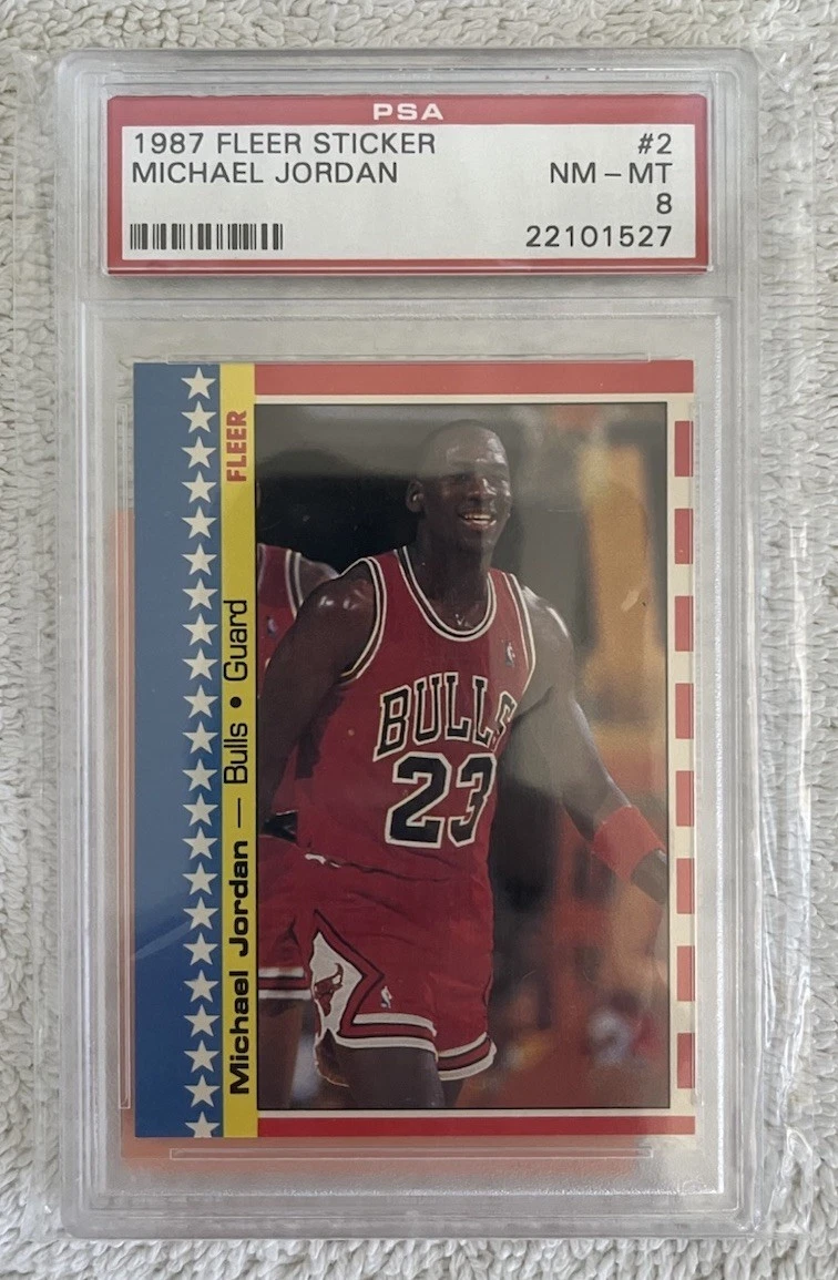 1987 Fleer Sticker Michael Jordan for sale | eBay