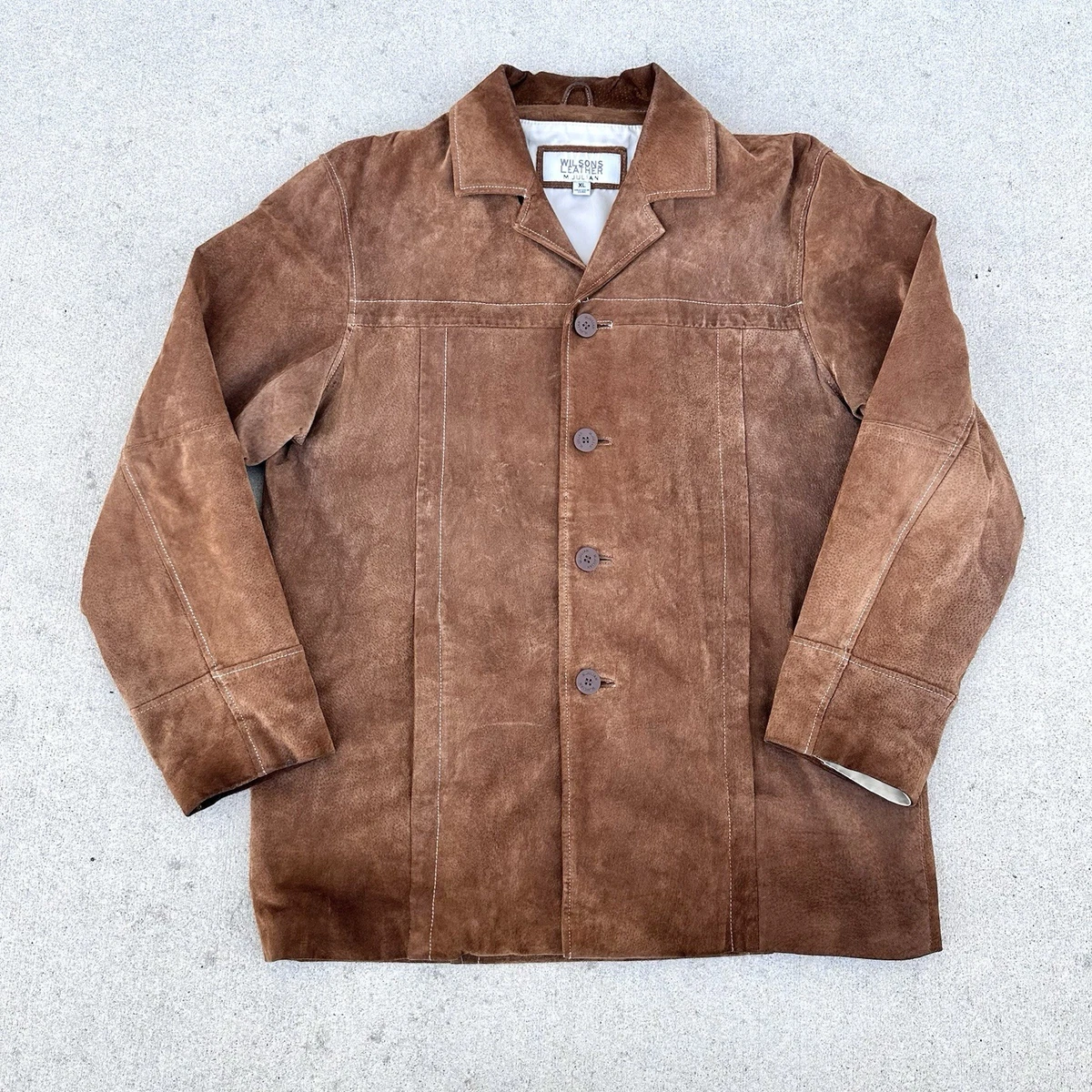 Wilsons Leather Coats, Jackets & Vests for Suede Outer Shell Men