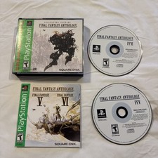 Final Fantasy Anthology PS1 PlayStation 1 Complete CIB Greatest Hits