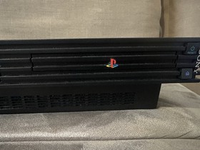 Sony PlayStation 2 PS2 Fat SCPH-39001/N w/  Cords & Network Adapter. Tested!