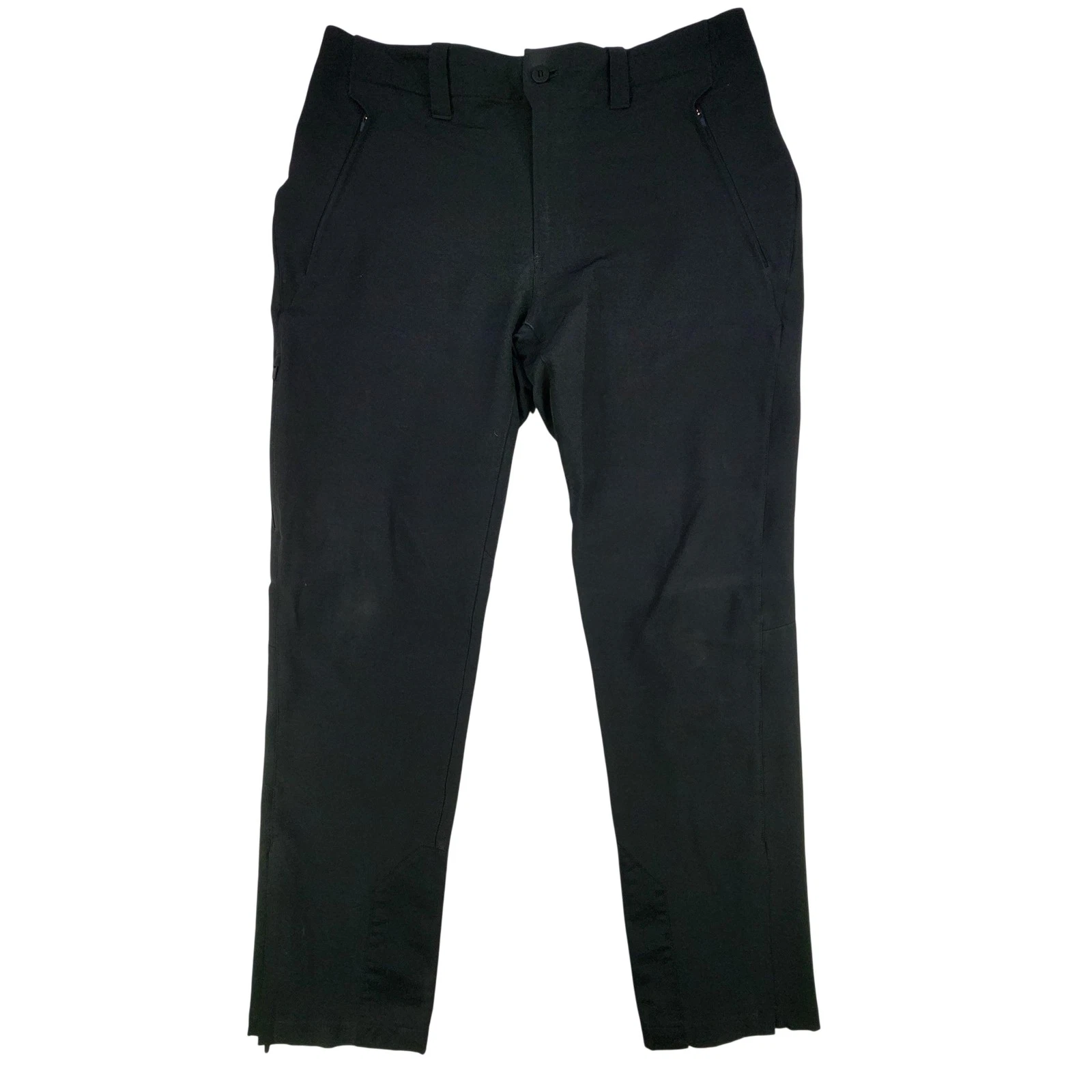 Patagonia Hiking Pants Mens 34x30 Black Water Repellant Zip Cuff Crestview