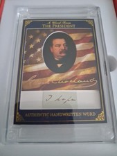 Grover Cleveland A Word From The President Authentic Handwritten Word 2025 POTUS