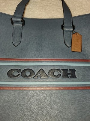Excellent Authentic  COACH C2321Tote (Worn Once) Slate Blue  No Longer In Stores
