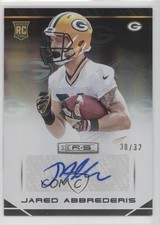 2014 Panini Rookies & Stars 30/32 Jared Abbrederis #147 Auto 0o9