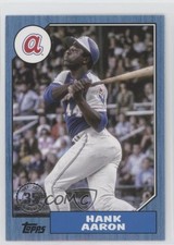 2022 Topps Series 2 1987 Topps Baseball Blue Hank Aaron #87TB-9 HOF v9t