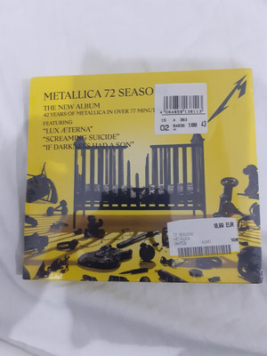 Metallica 72 Seasons (CD, 2023)