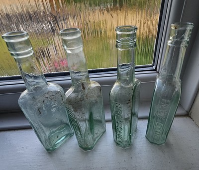 Vintage Glasflasche Hackensauce Prostituierte Escort peppen Sie Ihr Leben HP Sauce